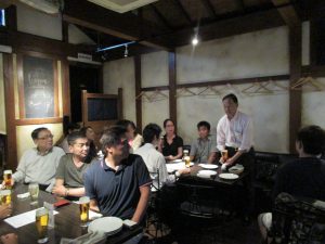 福岡市のシェアオフィスibbTenjinPoint、夏の懇親会開催。
